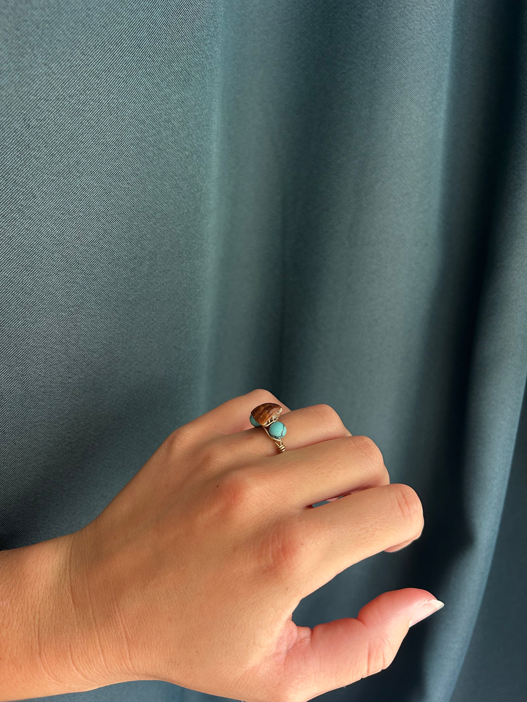 Mermaid Turquoise Ring