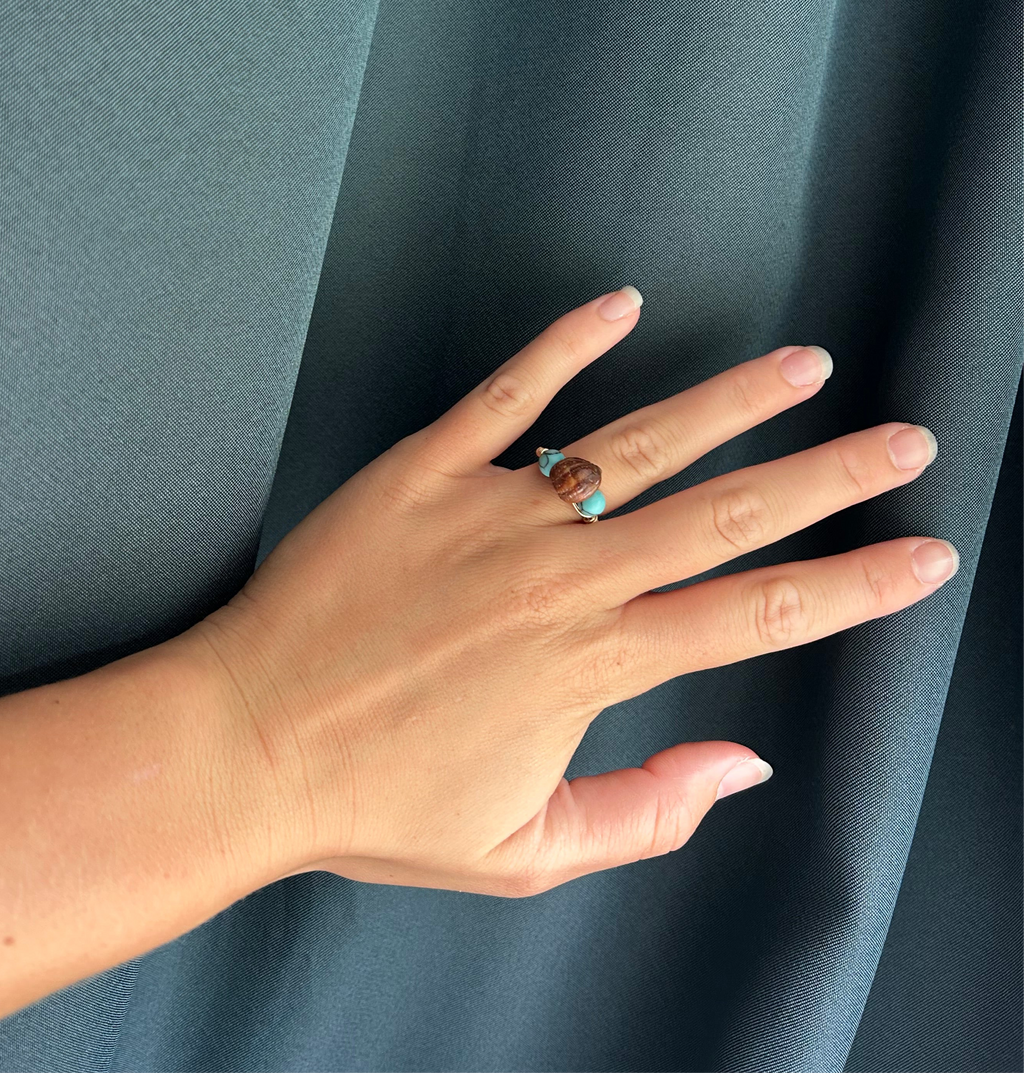 Mermaid Turquoise Ring