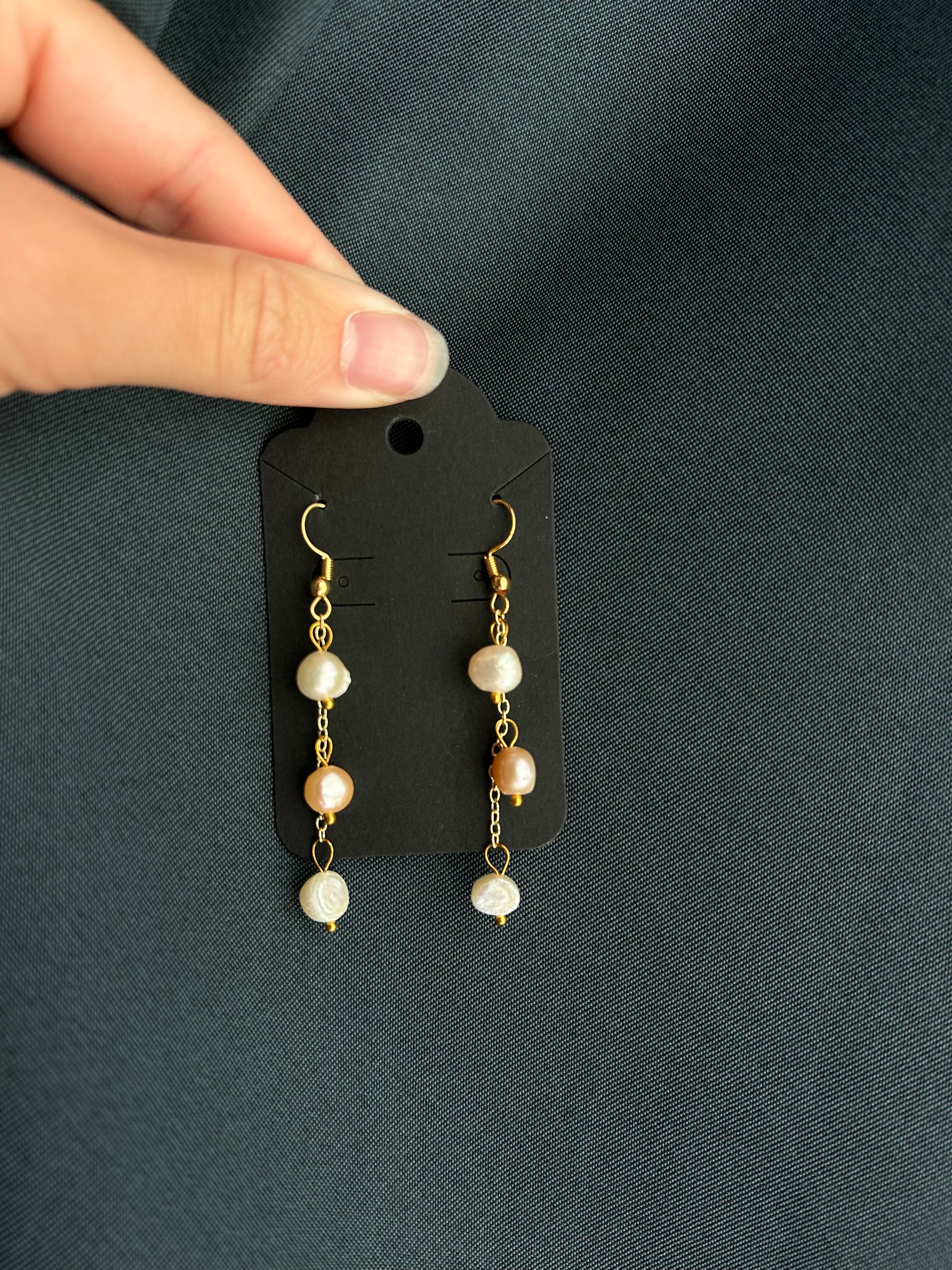 Classic Pearly Dangle Earrings