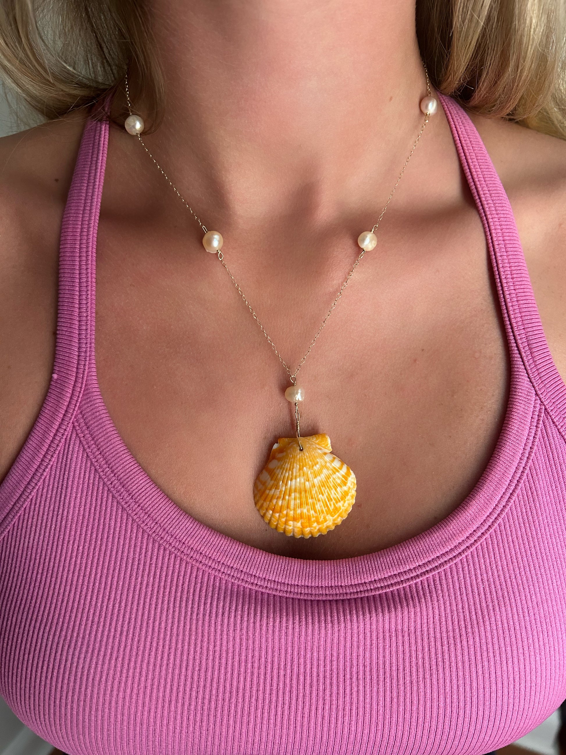 Sunset Calico Statement Necklace