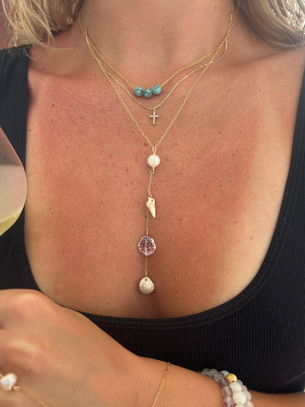Deep Lagoon Drop Necklace