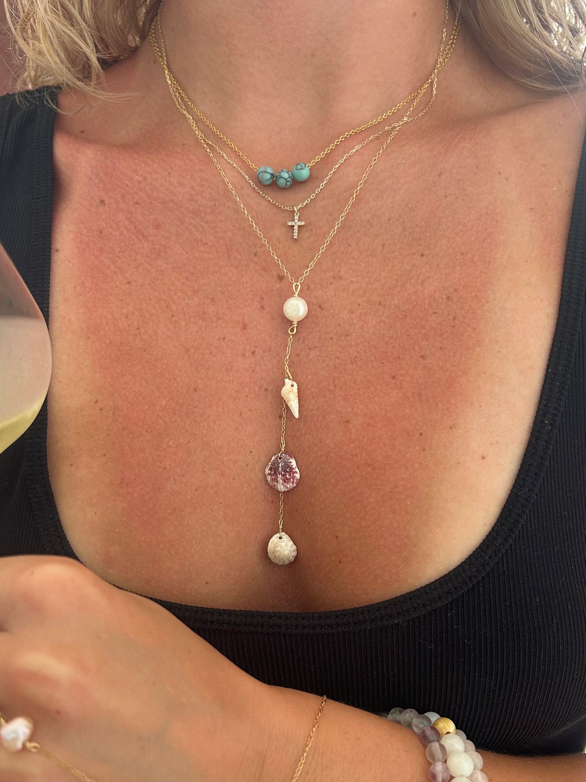 Deep Lagoon Drop Necklace