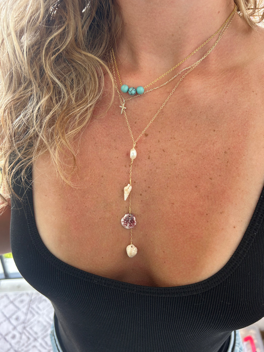Deep Lagoon Drop Necklace
