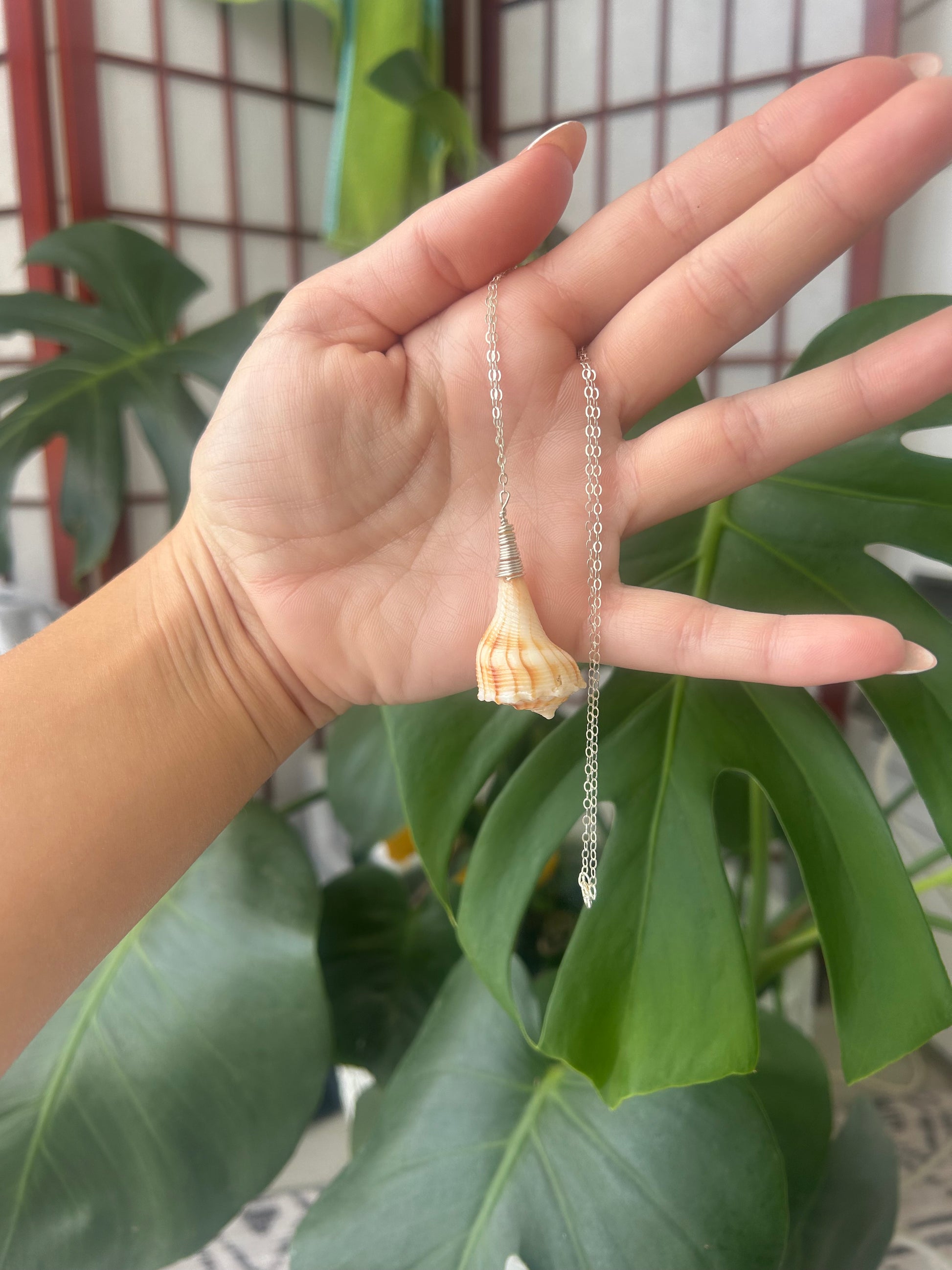 Sterling Silver Whelk Pendent