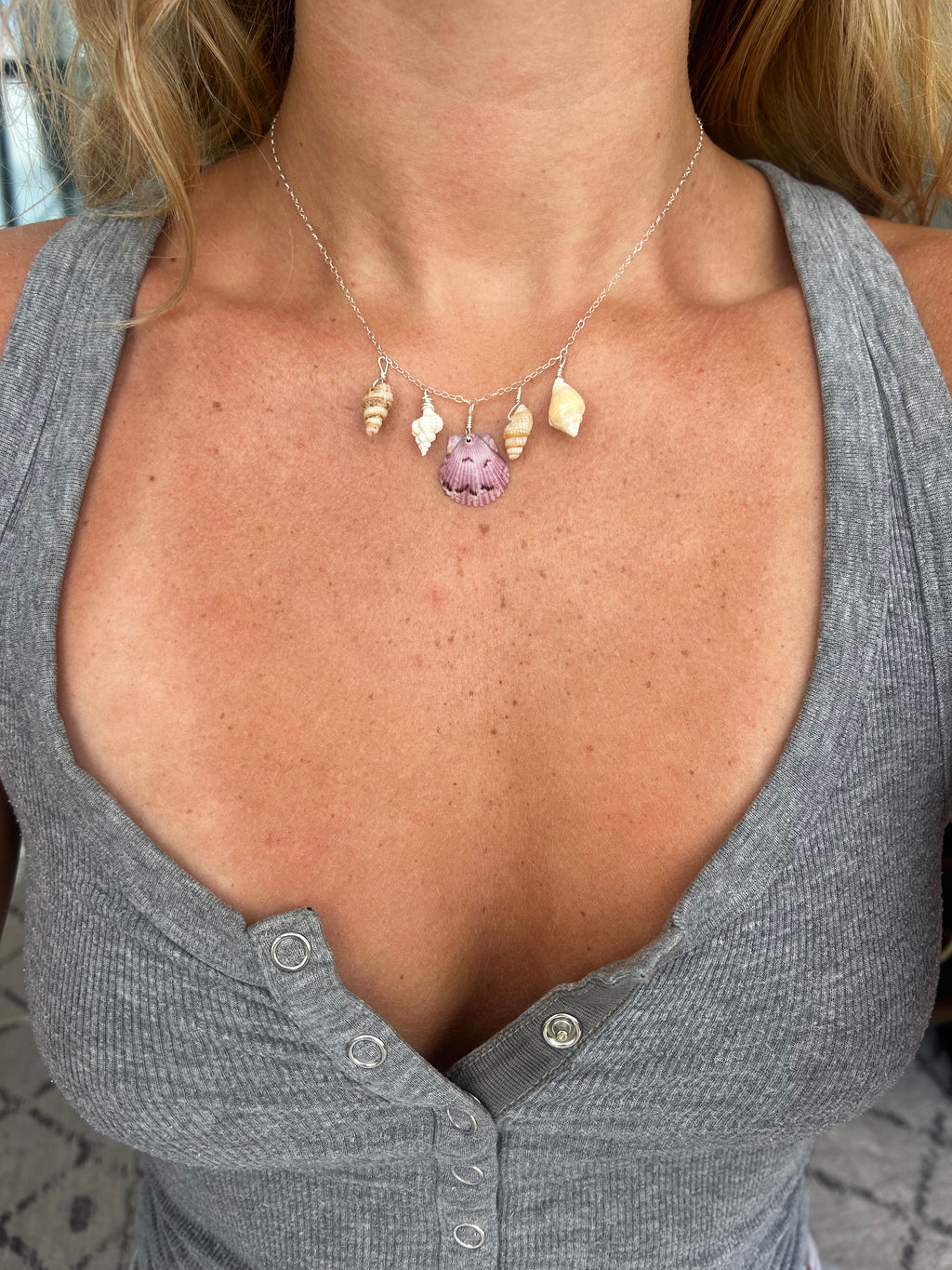 Tidal Wave Charm Necklace