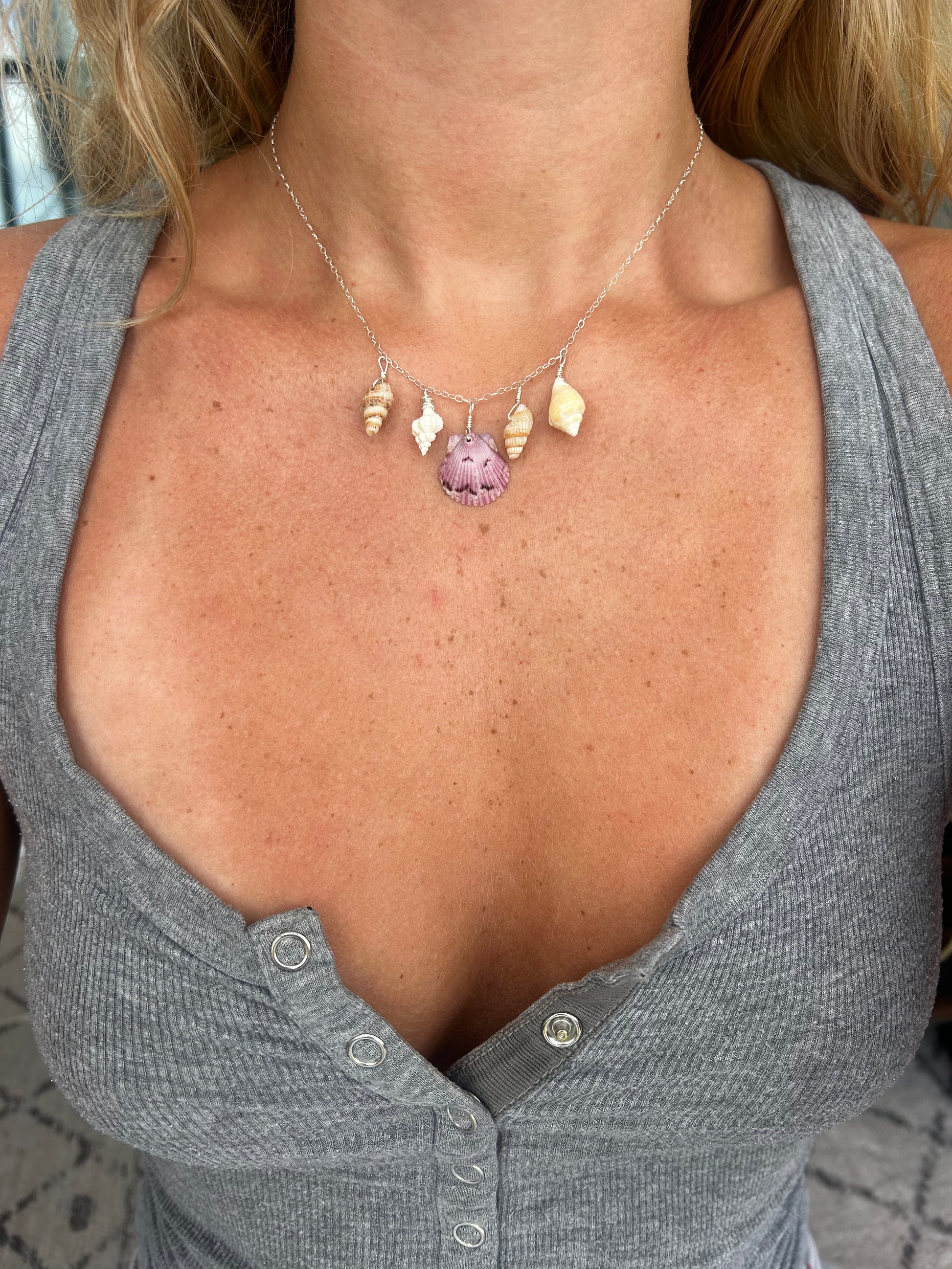 Tidal Wave Charm Necklace